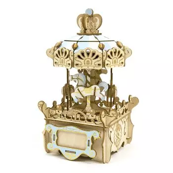 Music Box Wooden 3D 3D puzzle DIY craft kit that can be enjoyed by everyone from elementary school students to adults Educational toy for boys and