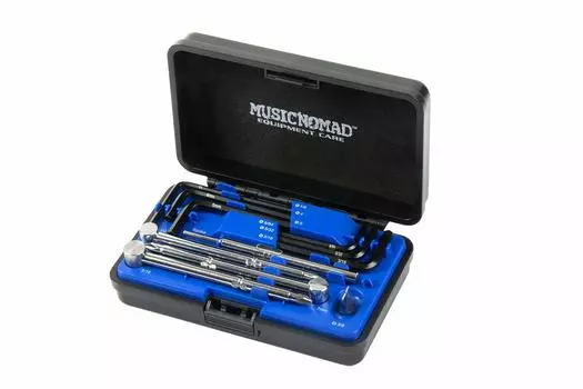 MUSIC NOMAD Premium Guitar Tech Ключ для анкерного стержня Набор из 11 предметов MN235 []
