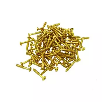 Musiclily Гитара Хамбакер Накладка Золото 2.5x18 мм Винты, (20 штук)