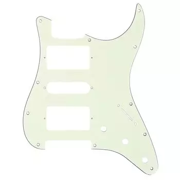Musiclily Pro 11 отверстий HSH ST типа пикгард для Strat Electric Ivory 3P USA/Mexico гитары, слоновая кость