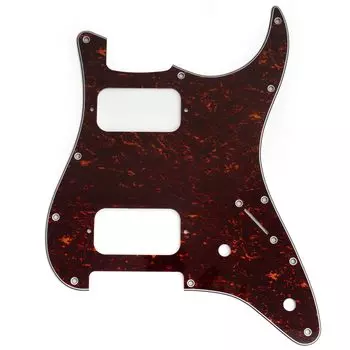 Musiclily Pro 11-отверстий ST Stratocaster Пикгард HH Закругленный угол Без крышки 2 выреза под хамбакеры 2 отверстия под потенциометры для Fender Squier Strat Stratocaster Electric