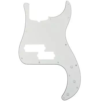 Musiclily Pro 13 Hole Precision Bass PB Pickguard для 5-струнной бас-гитары Fender American Precision Parchment 3P,