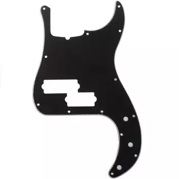 Musiclily Pro 13 Hole Precision Bass PB Pickguard для 5-струнной бас-гитары Fender American Precision Black 3P,