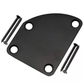 Musiclily Pro Blade Shape Гитарная грифовая пластина стальная для электрогитары черного цвета/бас-гитары, чёрный