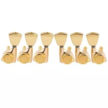 Musiclily Pro L3R3 Передаточное отношение 18:1 гитарный колковый колок Keystone Button LP Les Paul SG Type для электрогитарыАкустическая гитара, золото