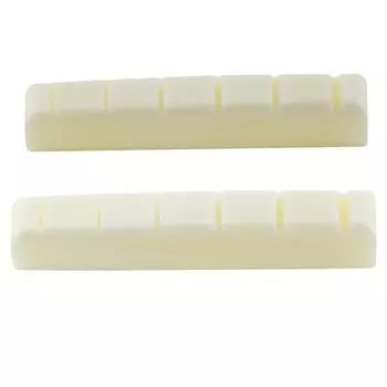 Musiclily Pro String Groove Beef Bone Nut Bone Nut 6 струн Ibanez PRS Electric Ivory of 42.95mm Гитара/Акустическая гитара, (Набор 2) слоновая кость