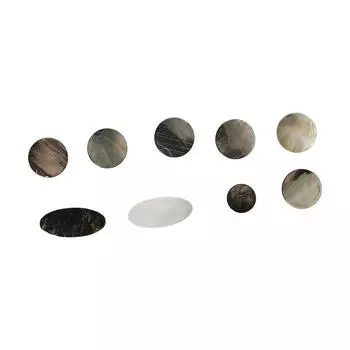 Muslady 9 шт. кнопки для саксофона материал корпуса Набор из 9 шт. кнопки для саксофона для альт-саксофона Type 1