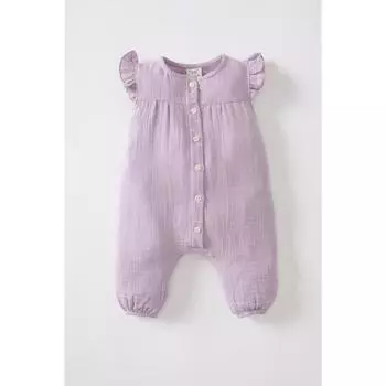 Муслиновый комбинезон для новорожденных девочек