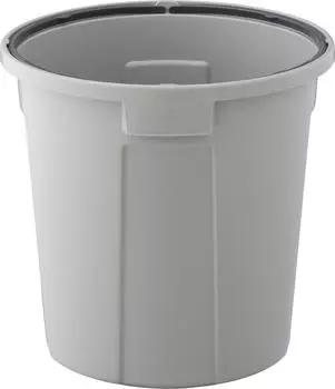 Мусорное ведро «Белка» круглое ведро с корпусом Belk светло-серого цвета 35 л, сделано в Японии 35N светло-серый