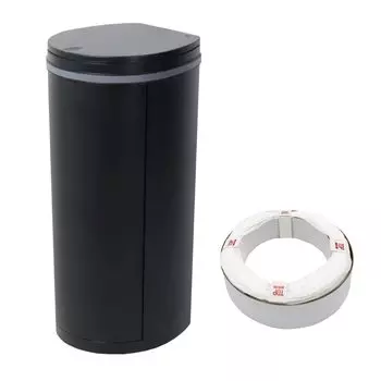 Мусорное ведро для подгузников объемом 21 л с 1 специальной черной кассетой DEO/PAIL для кормящих матерей, дезодорирующее, дезодорирующее, антибактериальное, для младенцев, для ухода, чёрный