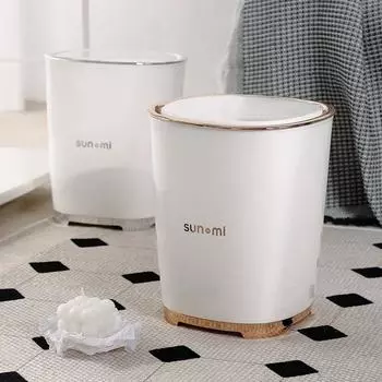 Мусорное ведро с крышкой прессованного типа мусорное ведро для кухни, ванной комнаты, водонепроницаемое мусорное ведро для пищевых отходов, переработка отходов, туалетная корзина для мусора