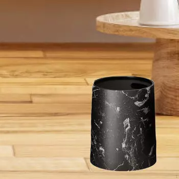 Мусорное ведро с открытой крышкой, переносное мусорное ведро без крышки, многоцелевое кухонное White 12L