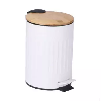 Мусорное ведро с педалью объемом 5 л, уникальный органайзер для кухни, прихожей, спальни, кабинета белый