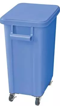 Мусорное ведро Squirrel для коммерческой кухни, ведро синего цвета, 70 л, со сливной пробкой, сделано в Японии синий