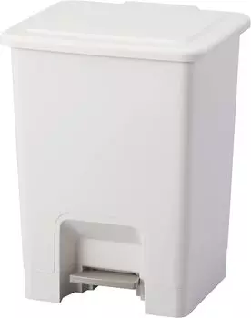 Мусорный бак Asbel Evan Pedal 14 л, белый, ширина x глубина x высота, сделано в Японии 27,2 25,5 35,5 см белый