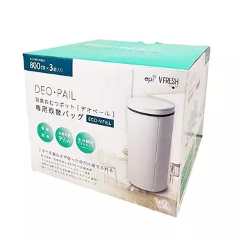 Мусорный мешок для утилизации подгузников, 3 шт. DEO/PAIL (Депара) кассетный, дезодорирующий, дезодорирующий, антибактериальный, белый