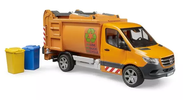 Мусоровоз Bruder MB BR02682 оранжевый