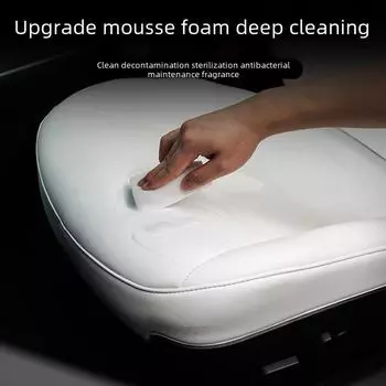 Мусс для чистки кожаного салона Tesla Model 3/Y/S/X null белый