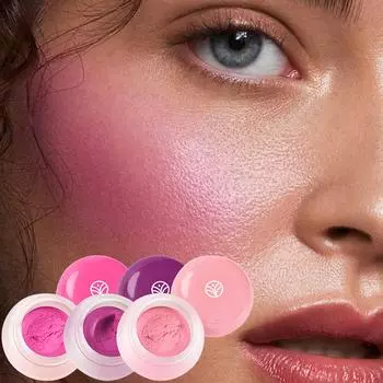 Мусс-румяна, крем, натуральный, стойкий, матовый, бархатный, румяна, оттенок для щек, макияж для лица