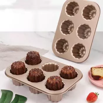 Мусс с заварным кремом, французские формы для выпечки, антипригарная посуда, форма для канеле, форма для каннеле, инструмент для выпечки, форма для торта