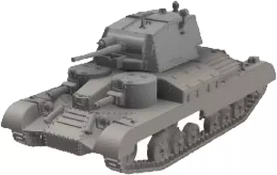 Mussini WW2 British A9 Cruiser Tank Resin Kit 1/72 Mk.I MM072-047 (Tank)