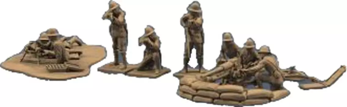 Mussini WW2 Italian Royal Army Infantry Set North Africa 1940 Resin Kit 1/72 (11 pieces) MM072-028 (person)