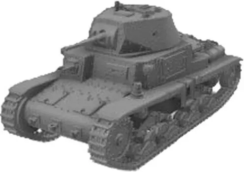 Mussini WW2 Италия Fiat Ansaldo средний танк 1-й серии из смолы набор 1/72 M13/40 MM072-022 (танк)