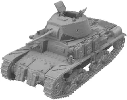 Mussini WW2 Italy Fiat Ansaldo Medium Tank Resin Kit 1/72 M15/42 MM072-031 (Tank)