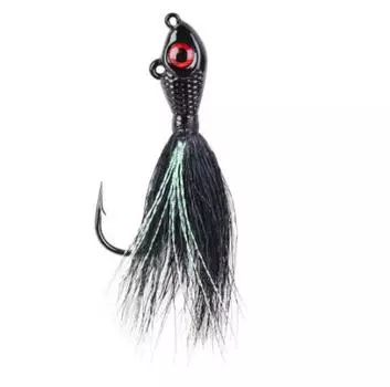 Mustad BEB-3/4-BK Bucktail Big Eye 3/4 унции, черный (0853)