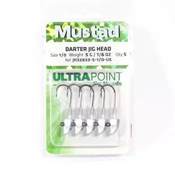 Mustad JH32833-5-1/0-U5 Джиг-головка дротик 5 грамм Размер 1/0 (2906)
