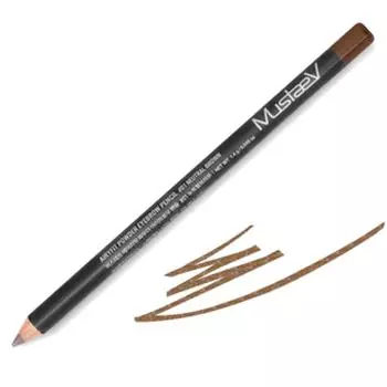 Mustaev Airy Fit Powder Eyebrow Pencil 1.4g, No. 01 Нейтральный коричневый, 1 шт.