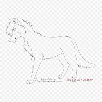 Mustang Line Art Термотрансферная печать виниловые нашивки наклейки для одежды аппликации своими руками моющиеся нашивки