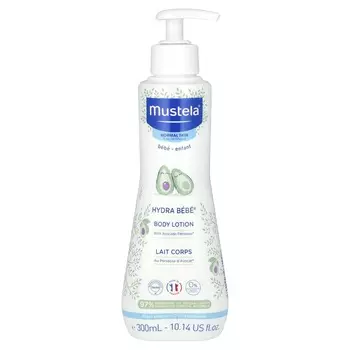 Mustela, Baby, лосьон для тела Hydra Bebe с авокадо, 10,14 жидких унций (300 мл)