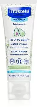 Mustela Bb Hydra Bb moisturizing face cream for babies TU прозрачный