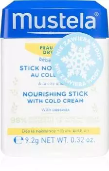 Mustela Bb Hydra Stick protective moisturizing stick for babies TU прозрачный