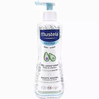 Mustela Gel Lavant Dough Hair and Body Wash, 1 pack, 500ml