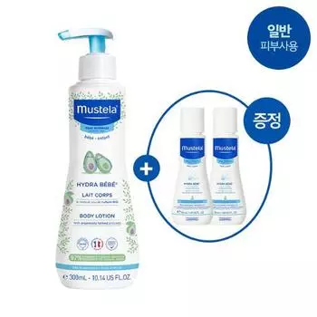Mustela Idrabebe Лосьон для тела 300 мл Специальный (300мл+ 50млx2), Корейская косметика