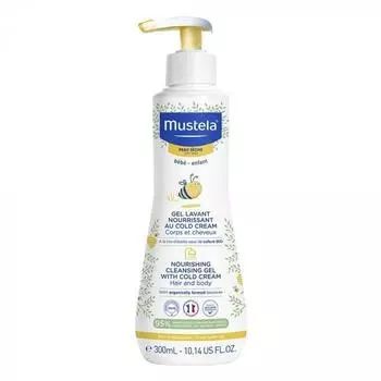 Mustela Питательный очищающий гель с холодным кремом 300 мл