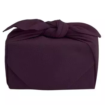 Musubi Furoshiki 70 см однотонный фиолетовый Kodaimurasaki Hitkoshi, сделано в Японии 10184-010