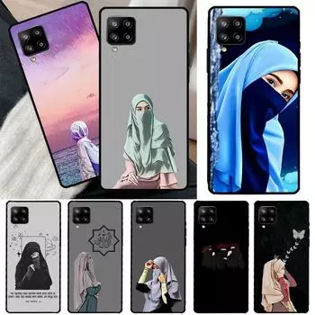 Мусульманский исламский хиджаб Gril чехол для Samsung Galaxy A54 A34 A14 A13 A52S A12 A22 A32 A52 A72 A71 A51 A33 A53 чехол Samsung A73 5G
