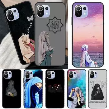 Мусульманский исламский хиджаб гриль чехол для POCO X5 X3 X4 F5 Pro F3 F4 GT C40 M5s чехол для телефона Xiaomi 13 11T 12T Pro 12 Lite POCO M5s