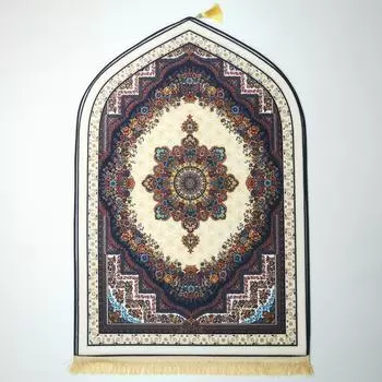 Мусульманский молитвенный коврик с принтом, исламские фланелевые коврики, подарок на Рамадан, молитвенные коврики, молитвенный коврик на коленях, исламский ковер, портативный мусульманский молитвенный коврик 65x110cm