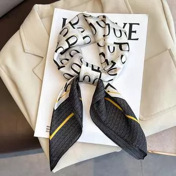 Мусульманский платок Four Seasons, роскошный бренд, женский платок 70X70 см, солнцезащитный крем, шелковые шарфы, модные пляжные квадратные шали 70X70CM