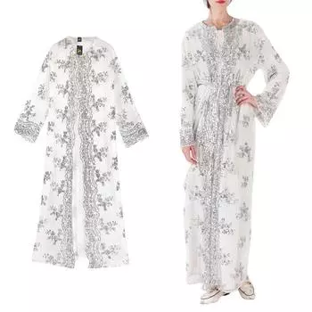 Мусульманское платье, плотный расшитый бисером халат (без платка) 2XL