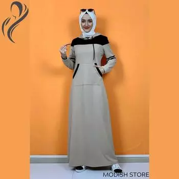 Мусульманское женское платье с капюшоном, халат с длинным рукавом, Рамадан, кафтан, Istanbulstyles, исламские товары, платье больших размеров, турецкая одежда, ислам джилбаба