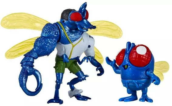 Мутант Мутант Playmates дюймовая базовая фигурка Superflies Fly Guy Small Fly 2024 Фильм Аниме Черепашки Ниндзя Superfly Turtles Panic! 4.5 и [Элемент]
