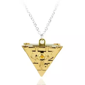 Muto Yugi Millennium Puzzle Ожерелье Золотой Дизайн Косплей Аниме Аксессуары Товары Школьный Фестиваль Культурный Фестиваль Фестиваль Хэллоуин Событие Реквизит