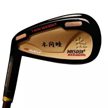 MUTSUMI HONMA MH500X2 Iron Hybrid 6 шт., набор левых (р) чёрный