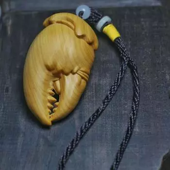 Muy Bien резьба по дереву плоскогубцы для краба ремесленная подвеска на удачу автомобиля зеркало заднего вида посылка подвесной декор домашние украшения фэн-шуй