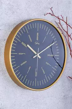 Muyika Barca Настенные часы из настоящего стекла 30 см с бесшумным механизмом Pds-30